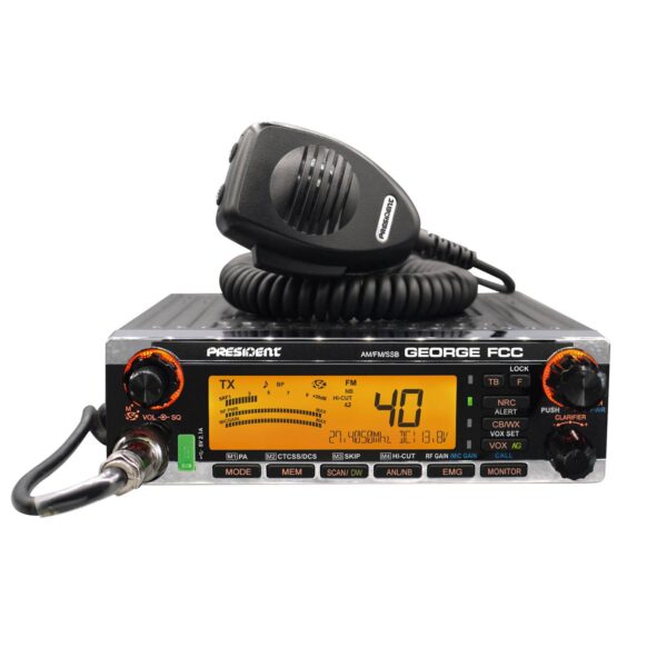 President George FCC 40 Channel AM/FM/SSB CB Radio